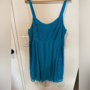 Torrid blue summer boho dress